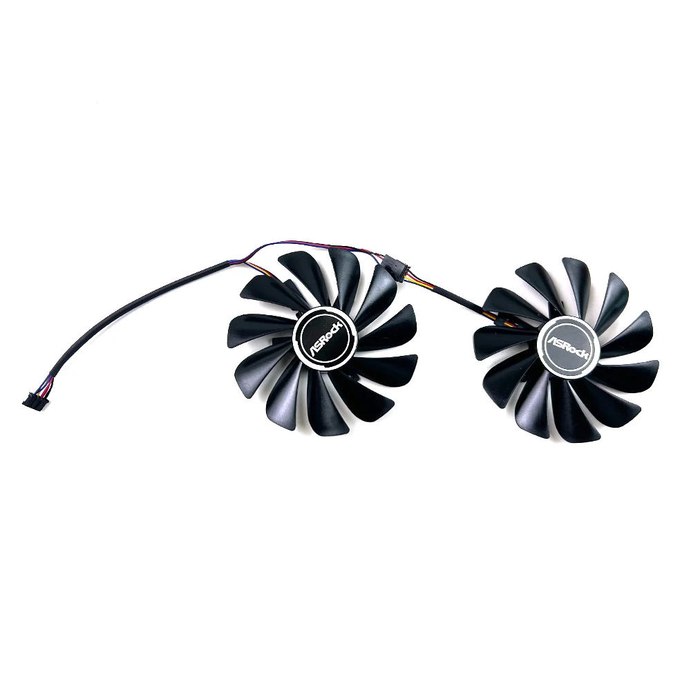 NEW Cooling Fan 95mm 4pin CF1010U12S RX5700 XT GPU FAN For  ASROCK RX5700 5700XT Challenger Graphics Card Replacement Fan view 4