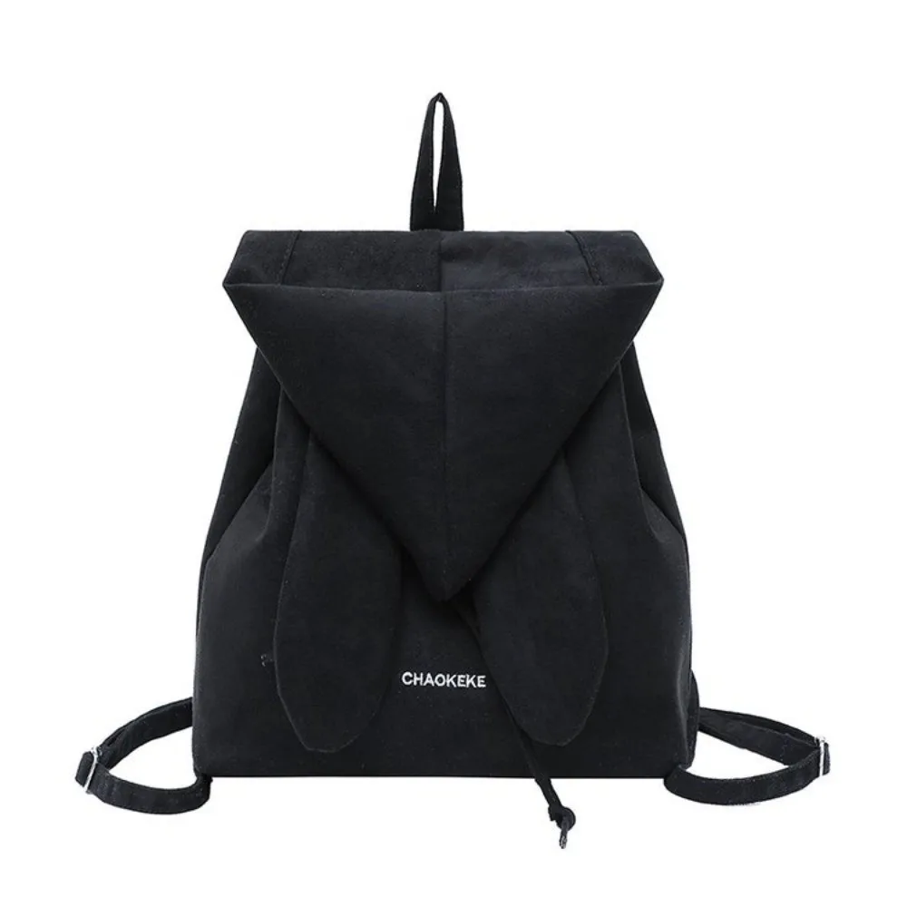 New Fabric Angel Wing Backpack Adjustable Hood Shaped Flap Drawstring Backpack Minimalist Hooded Backpack Daily Commute