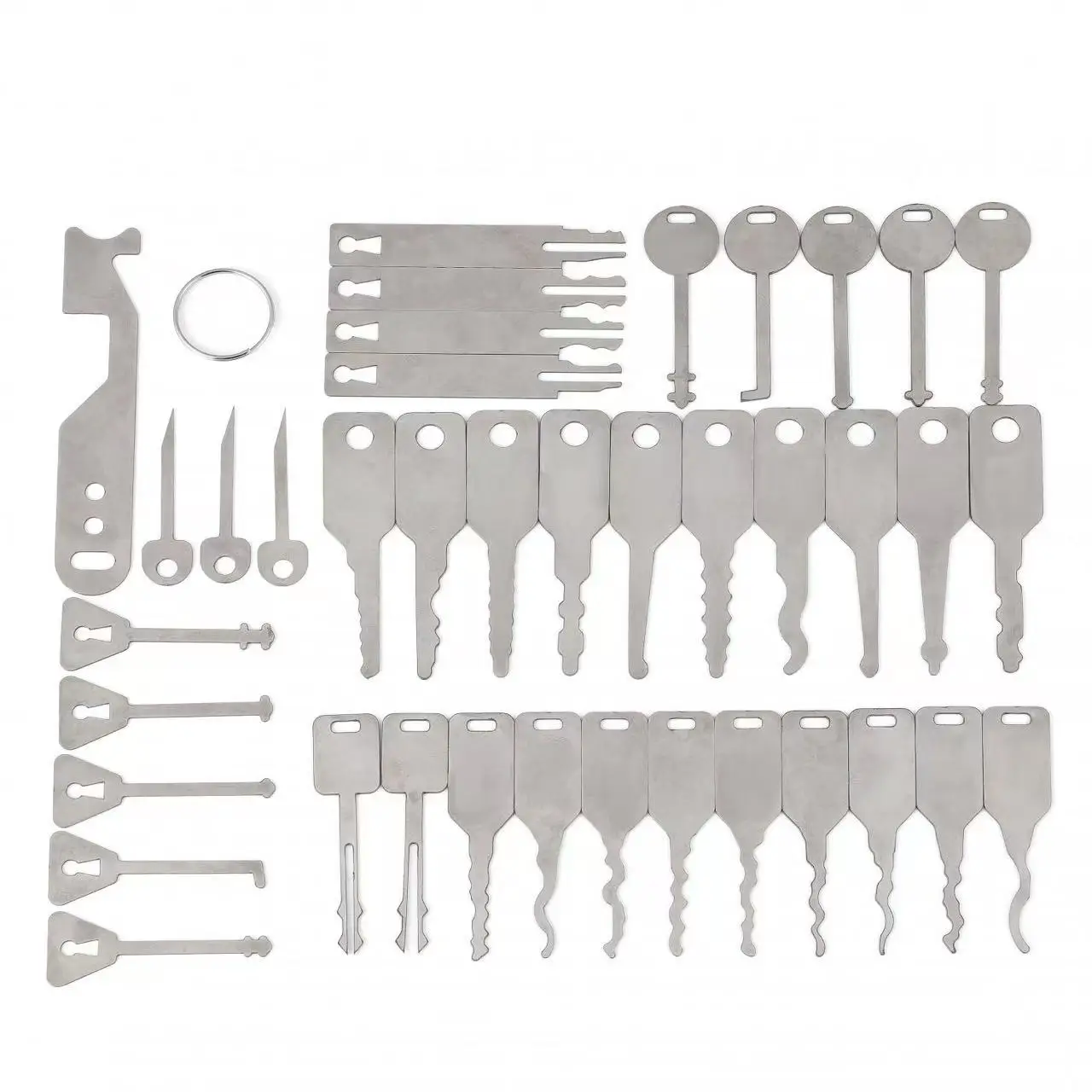Multitool Door Repair Comb Bypass Locksmith EDC Kit for Cars Picklocks Lockpicks Set of Lock Video Bowls Picks for Electro Tool