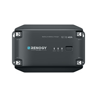 Renogy DC to DC Battery Charger 12V 40A, Intelligent Converter for Flooded, Gel, AGM, and Lithium Batteries, for RVs, Truck