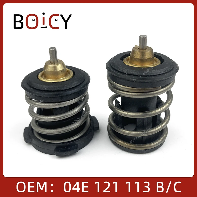 BOICY Thermostat for Polo Caddy Golf Jetta CC Tiguan Touran Sharan A1 A3 A4 Q2 Q3 04E121113C 04E121113G 04E121113B 04E121113F