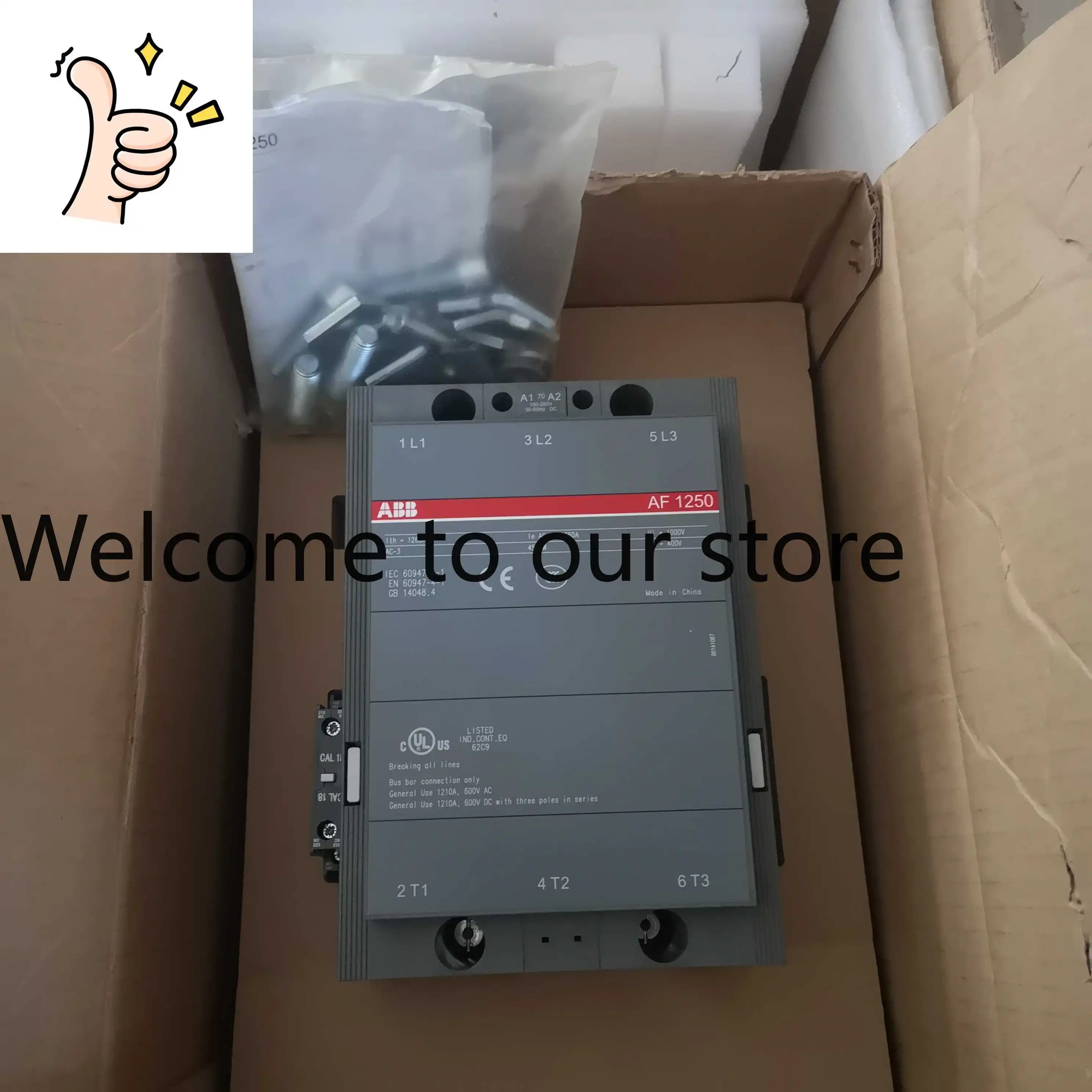 

2025.4ABB Contactor AF1250-30-11 100-250V 50-60Hz