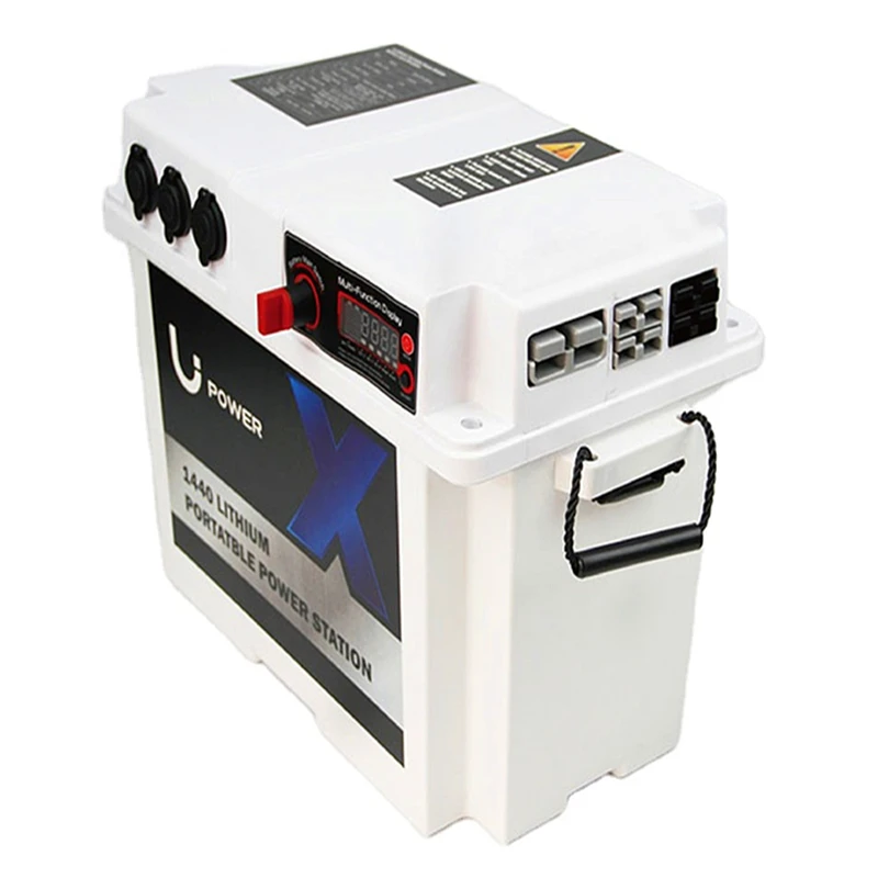 Portable Power Station 1000W 200AH AC Car and Solar Charger For Outdoor Camping Boat and Trailer