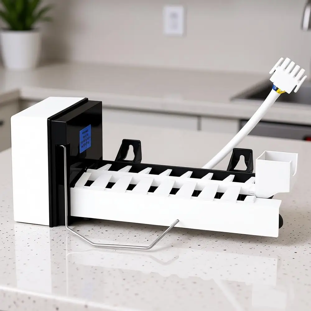 

Запасная часть для льдогенератора, совместимая с холодильниками, заменяет льдогенераторы моделей 241642511, 241642501 и 241798201.