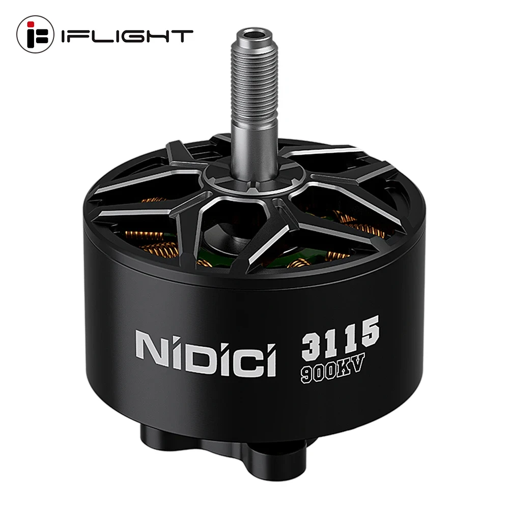 IFlight NIDICI 3115 900KV/1250KV Bürstenloser Motor 5 mm Welle Kompatibler 8-9-10 Zoll Propeller für RC FPV Drohne