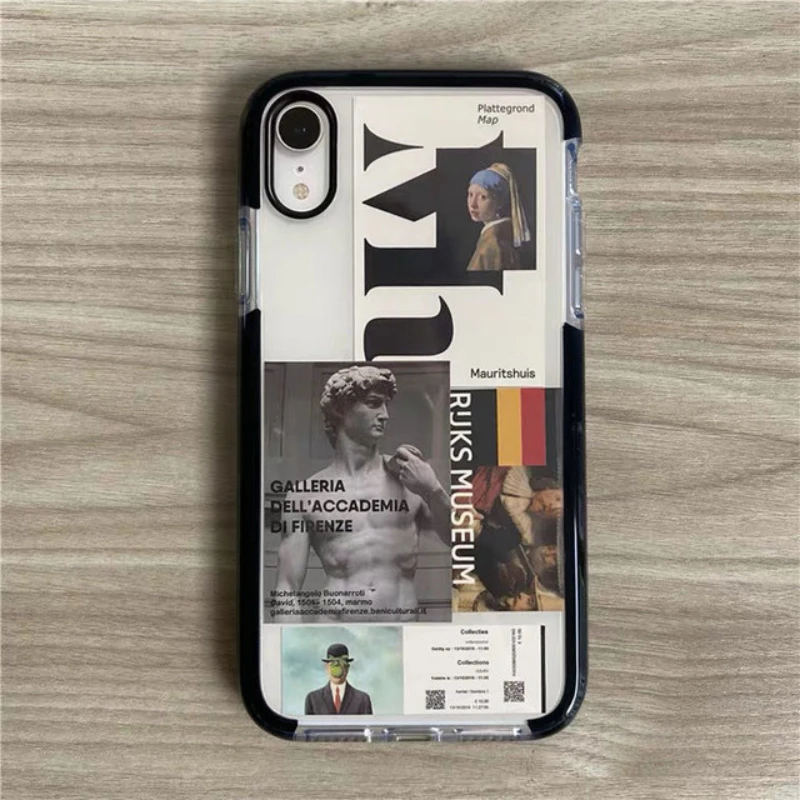 Vintage Van Gogh Case for iPhone 16 15 14 13 Pro Max Back Phone Cover for 12 Mini 11 Pro Max X XS XR 8 7 Plus SE 2020 Capa