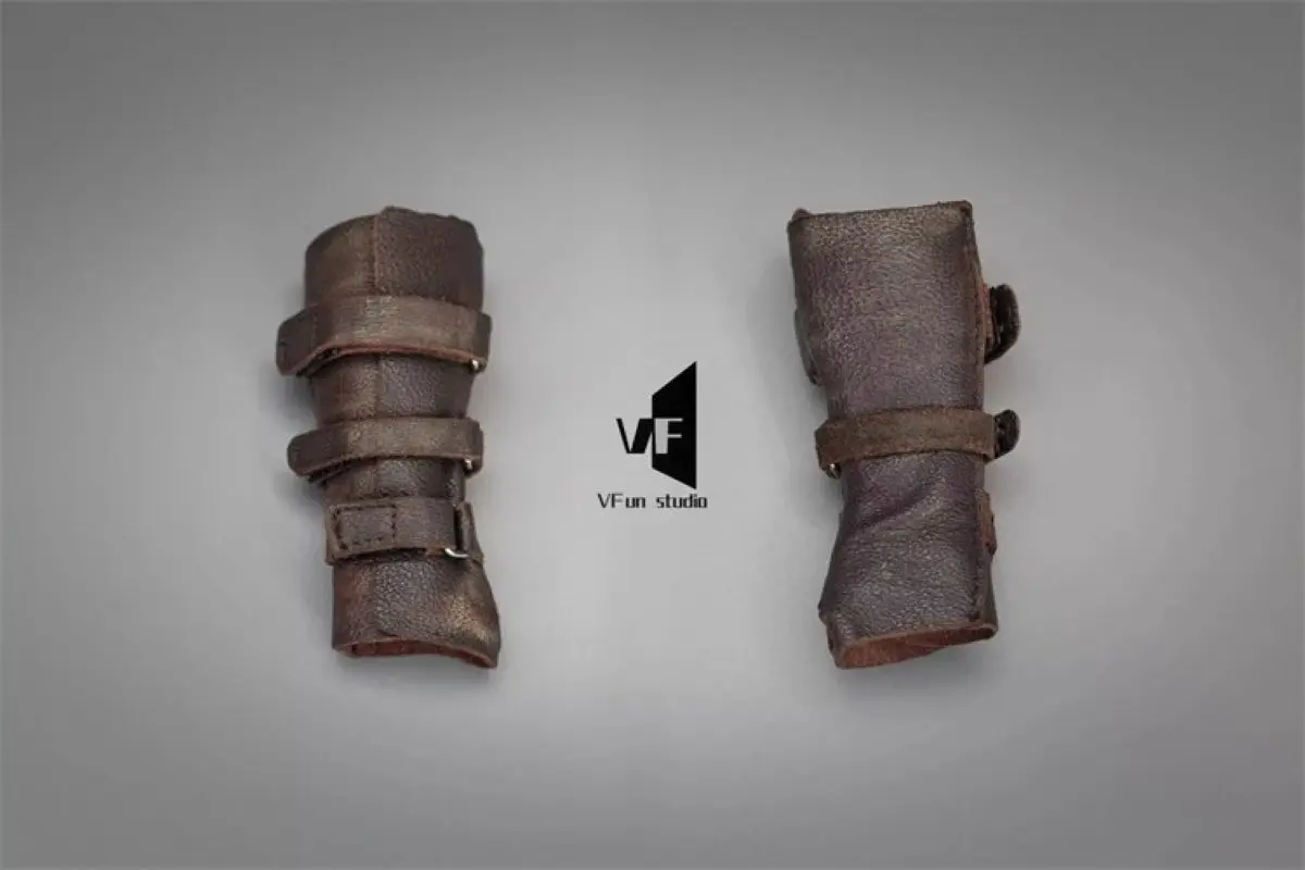 

VFun Studio VF-003 1/6 Soldier Leather Wrist Arm Guards Model Toy For 12'' Action Figure In Stock
