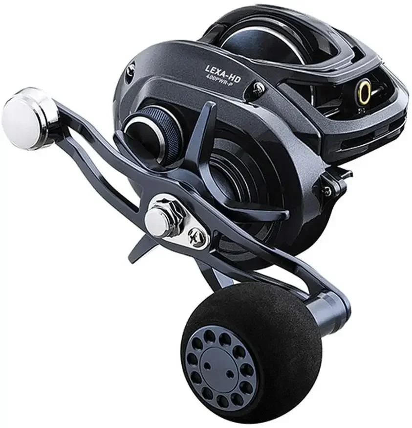 تخفيضات صيف 2022 بنسبة 50%، اشترِ 10 واحصل على 5 وحدات مجانية LX-HD400HS-P Lexa 400 Hd Baitcasting Reel، 6 Crbb + 1، 7.1 : 1