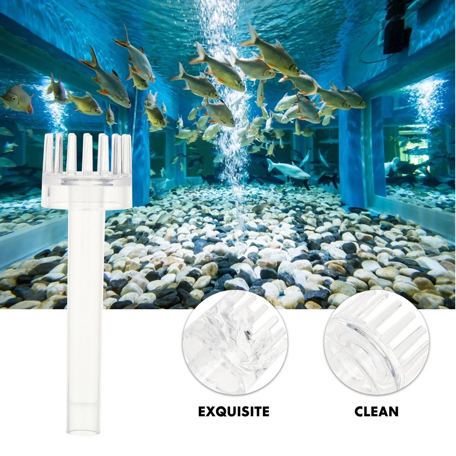 

2Pcs Aquarium Fish Tank Oil Film Skimmer Filter Remover for Acrylic Degreasing Water Circulation Clear Practical Durable Easy
