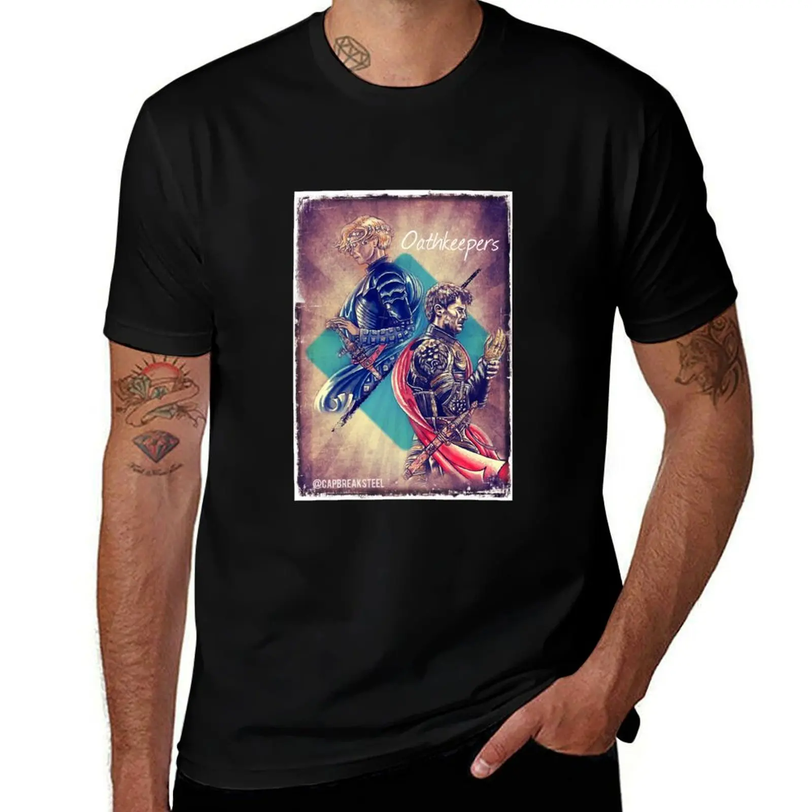 Oath keepers T-Shirt Simple Print Design T-Shirt