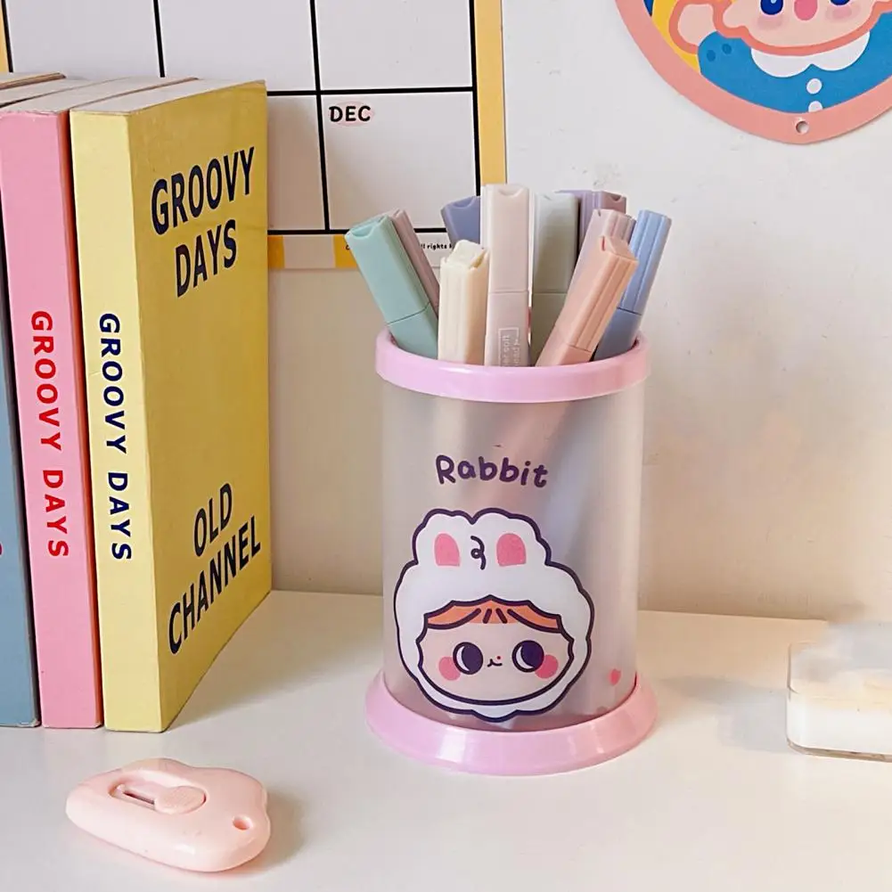 ペンシルホルダーデスクオーガナイザー,防水PVCクリエイティブペンシル,化粧ブラシ,オーガナイザー,バケット,装飾,文房具オーガナイザー
