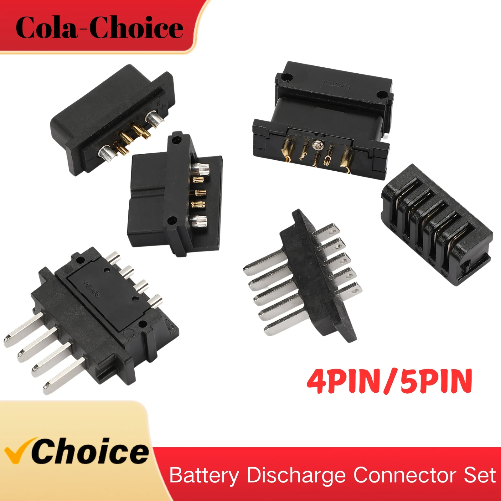 

Hailong Power Discharge Connector 4pins / 5pins Male Or Female/ Ebike Parts Power Plug