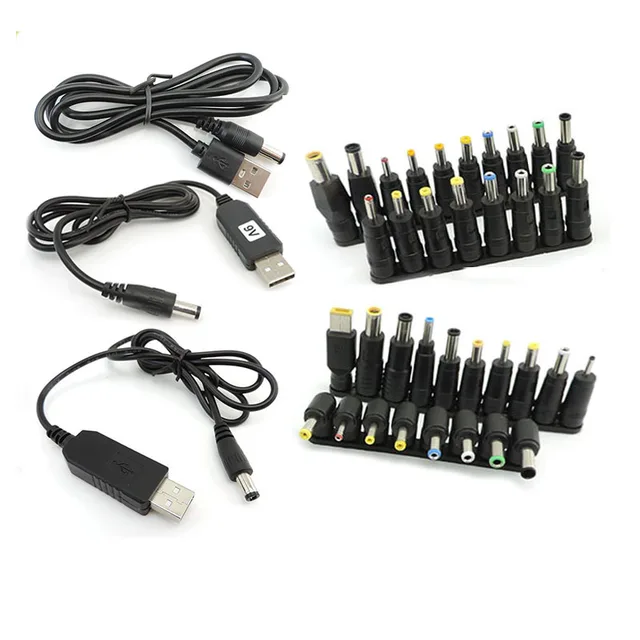 DC 5V do 9V 8.6V 12V 12.6V USB Power Boost Line Step UP Module Converter Cable 5.5x2.1mm Plug to DC Male Tips Adapter L1