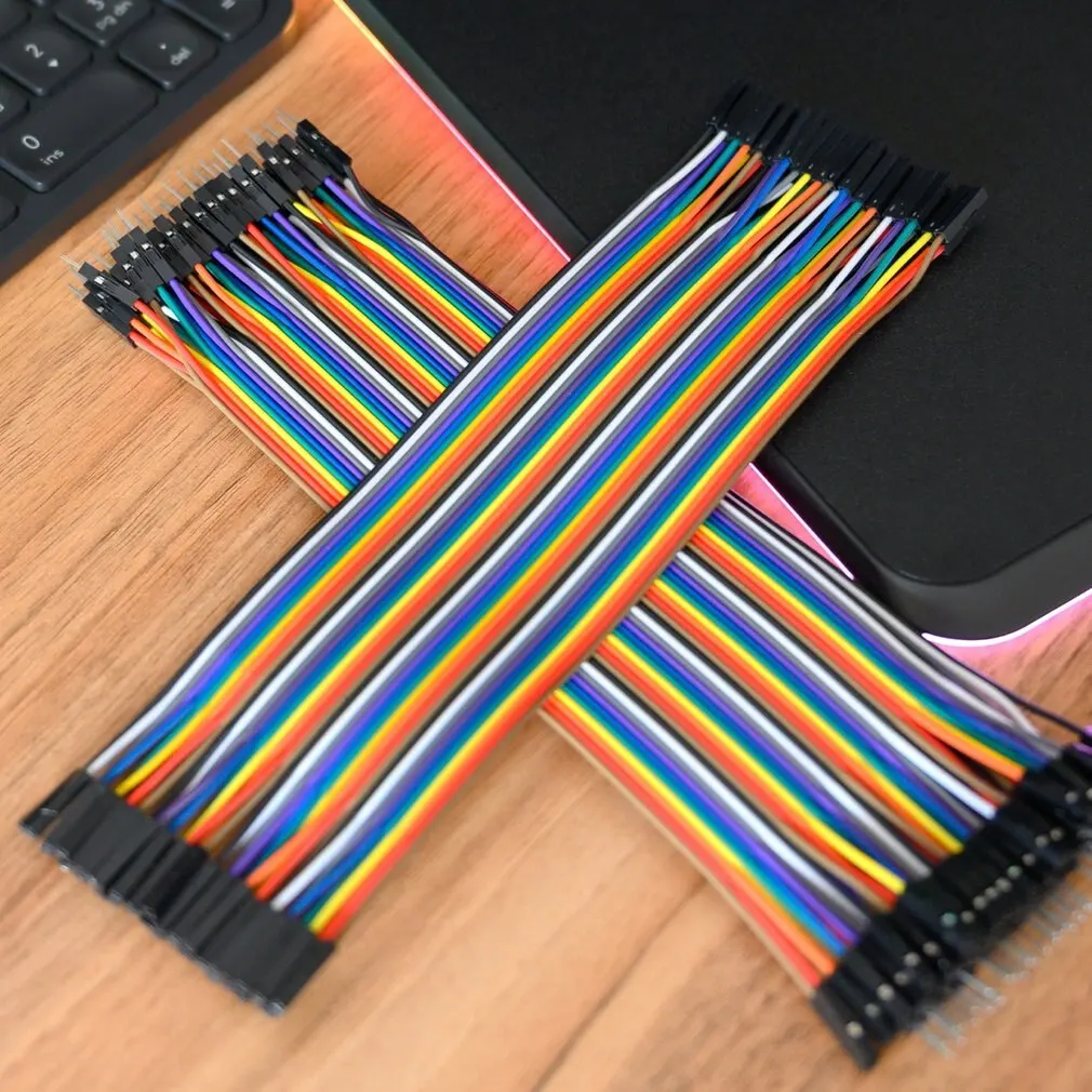 

120PCS 20cm 40Pin Dupont Line Male to Male + Male to Female and Female to Female Jumper Wire Dupont Cable For DIY Wholesale