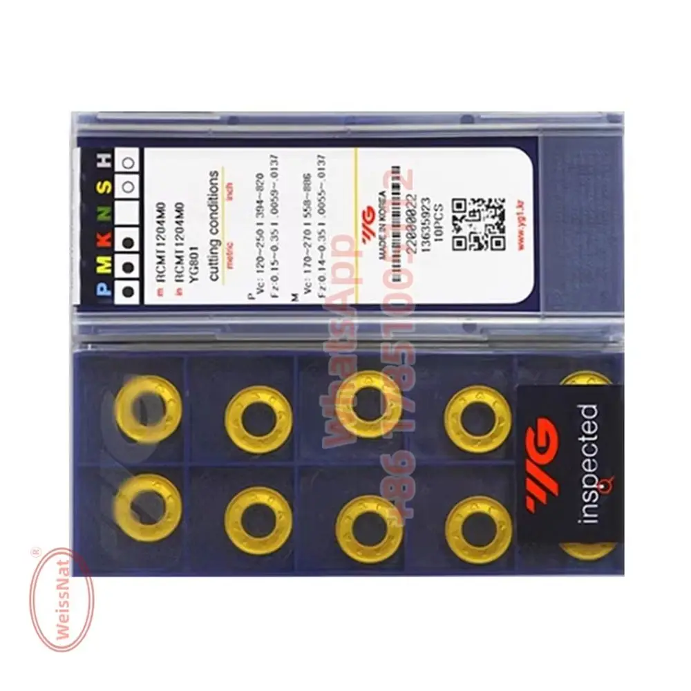

YG-1 RDKT0802MO RDMW10T3MO RDKT10T3MO RDMT0803MO RDKT1204MO YG602 Carbide Insert RDKT RDMT RDMW Inserts