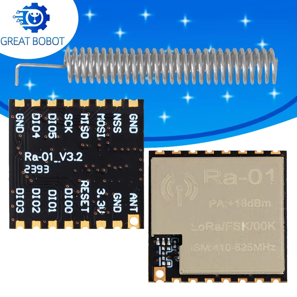 Ra-01 LoRa SX1278 433Mhz Wireless Spread Spectrum Transmission Module Most Distant 10KM For arduino