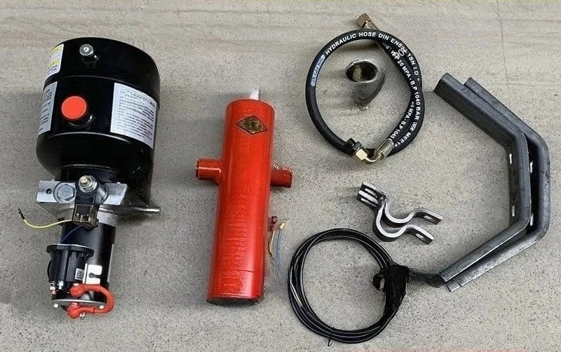 

Electric Tricycle Hydraulic Dump Kit Electronically Controlled Lift 12V/24V/48V/60V/72V Dump Hydraulic Modification Parts