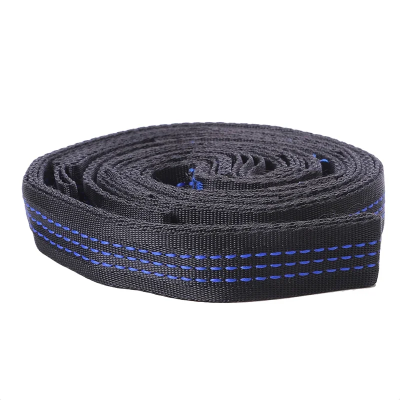 2Pcs Hammock Straps 600lbs Breaking Strength Polyester Hammock Belt Rope With Ring Buckle