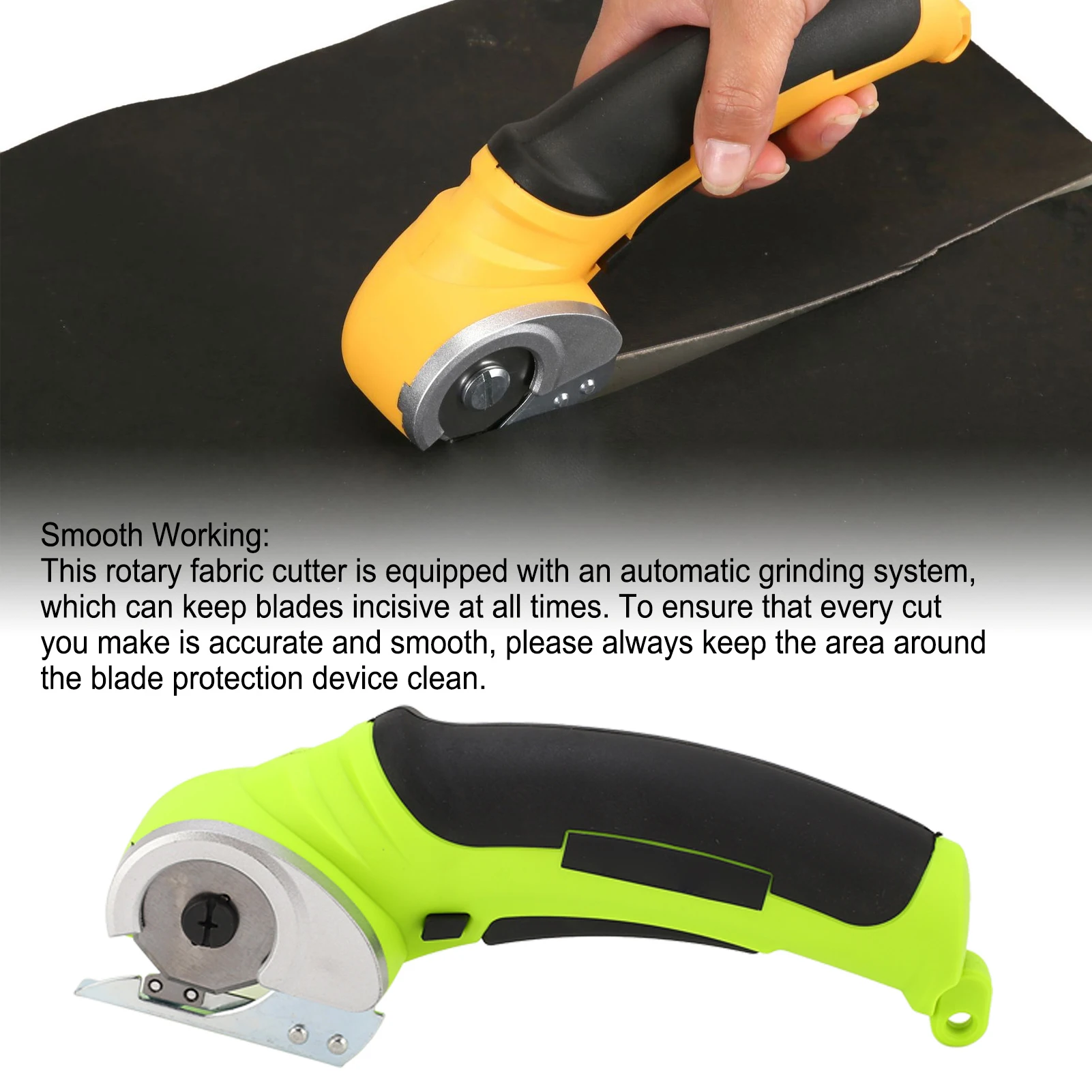 

ZK30 Cordless Electric Scissors Handheld Fabric Cutter 240RPM Rechargeable Tool for Carpet Sponge Light