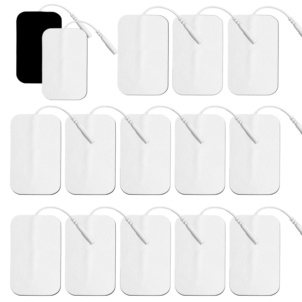 

10/20/50/100PCS Tens Electrodes Pads Non-Woven Fabric Pads TENS Machine Self-Adhesive Latex-Free Reusable Replacement Pads
