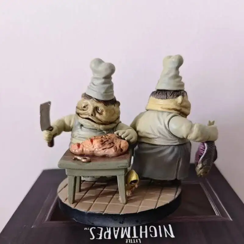 Anime Little Nightmares 3 Figure Butcher Mono Action Figure Collection Model Toy Figurine For Kid Birthday Halloween Party Gifts