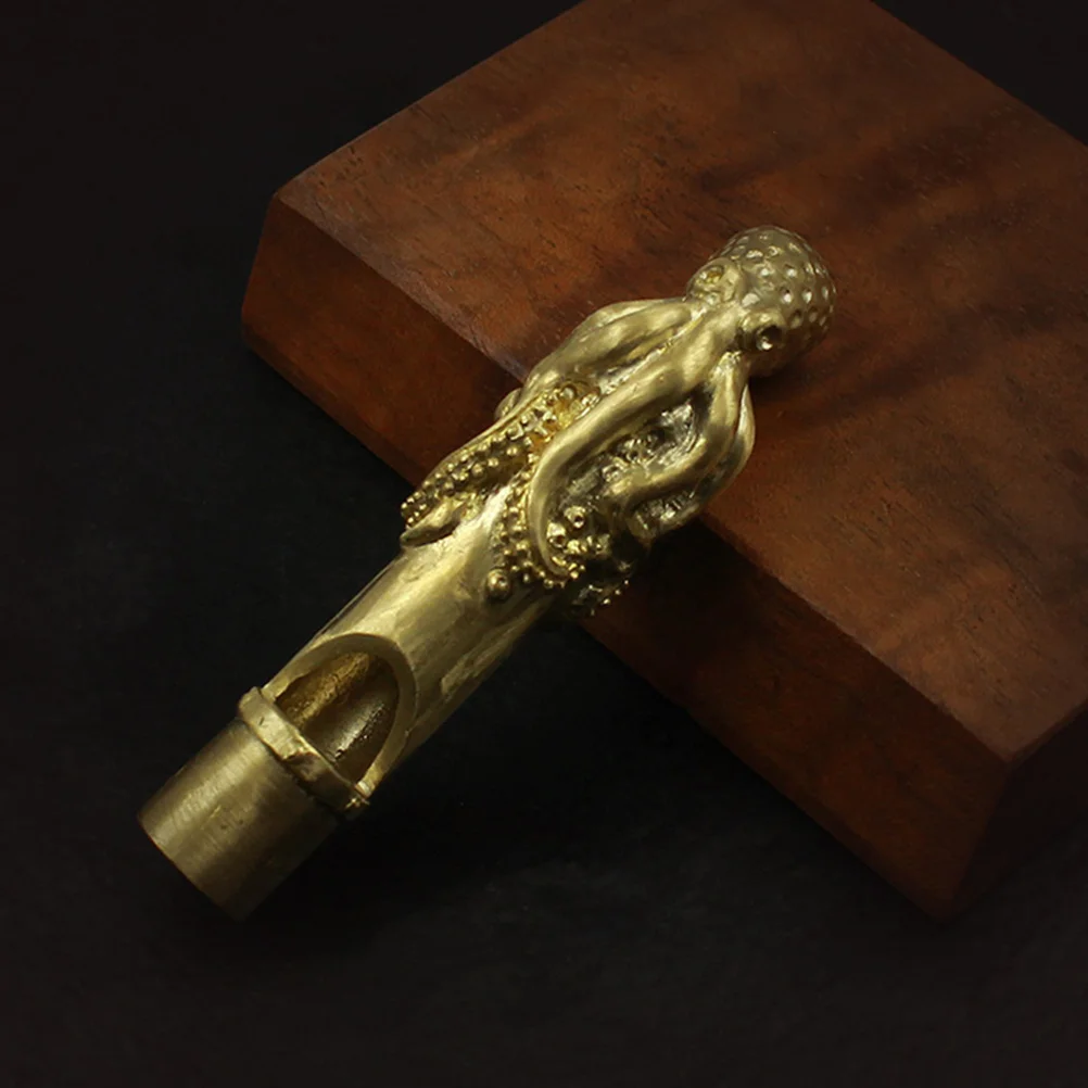 

Octopus Design Copper Whistle Outdoor Emergency Safety First Aid Sports Hiking Metal Portable Whistle Decoration