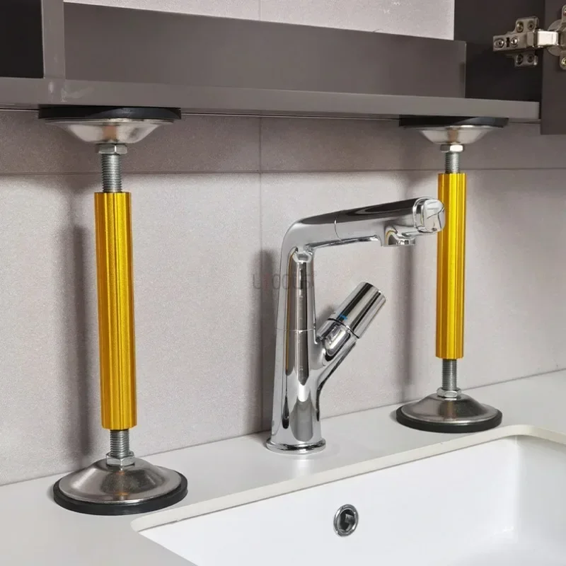 ヘビーデューティー家具用リフティングブラケット、高さの増加、ロードベアリング、サポートビーム、正および負のネジ、調整サポート