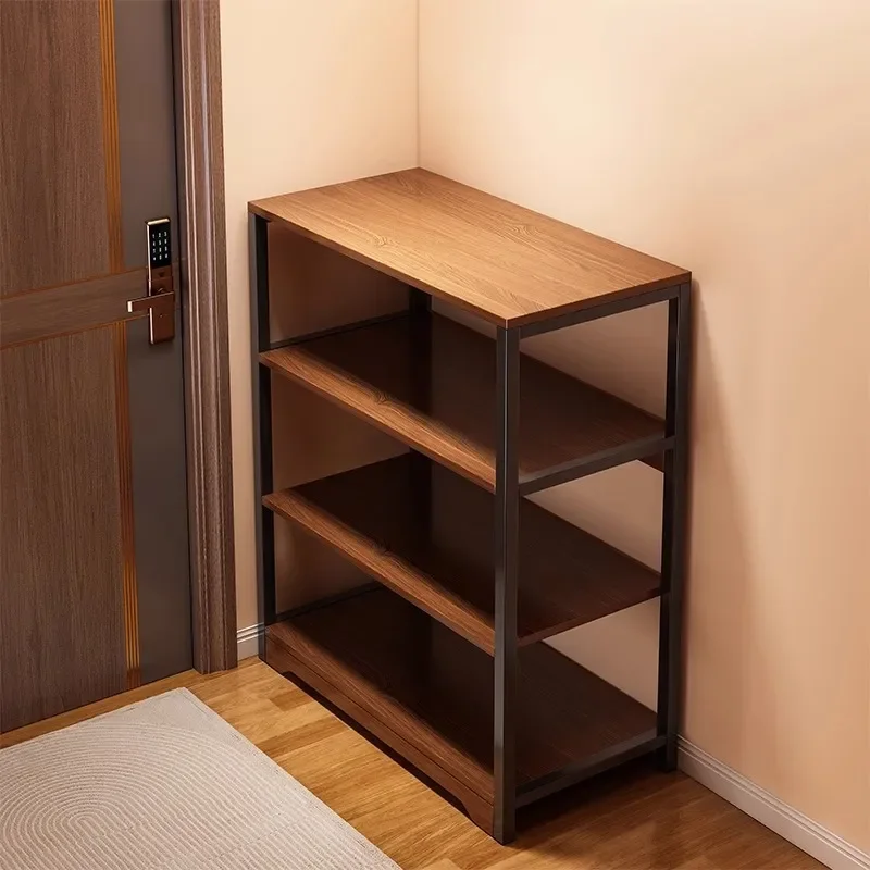 Simple Multi Layer Shoe Rack for Home Entry Door Storage Small Shoe Cabinet for Rental House Dormitory 2024 Popular Design