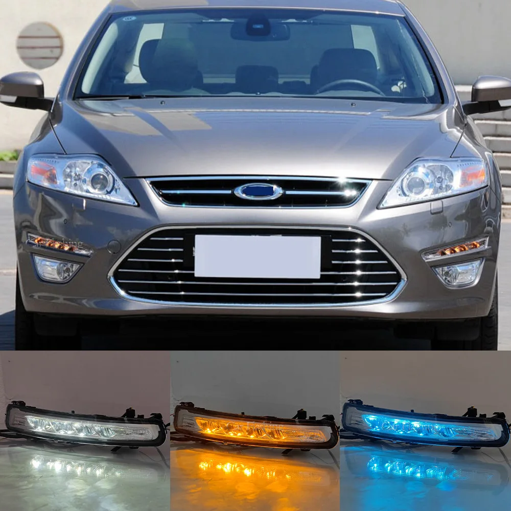 ForFord Mondeo Wins 11-13 Modified dedicated daytime running lights LED daytime running lights front fog lights