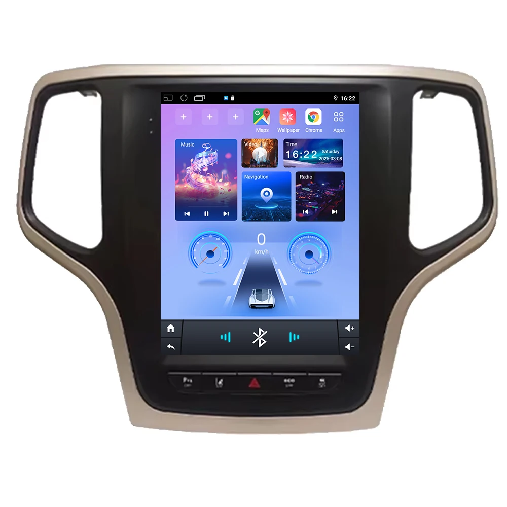 Android 16 Car Radio For Jeep Grand Cherokee 2014 - 2017 Multimedia Player Carplay Navigation GPS 4G WIFI Stereo unit dvd