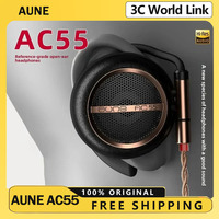 Aune AC55 AC45 Wired Typec Earphones For Professional Music Hifi Audiophile Earphones Interchangeable Cable Gaming Accessories