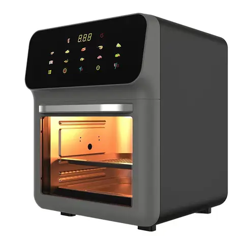 다기능 가전 주방 액세서리, 가정용 최대 2400W 터치 컨트롤 전기 오븐, 3 레이어 에어 프라이어, 15L
