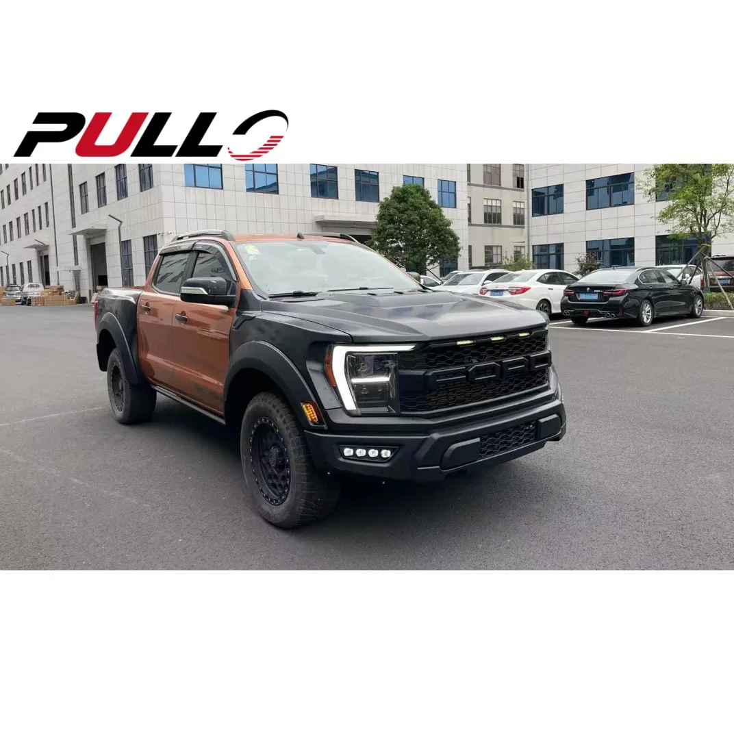 Kit de carrosserie de pare-chocs de voiture de haute qualité pour. Le style Ranger 2012-2021 à 2021 F150 raptor comprend un capot de garde-boue avant et arrière