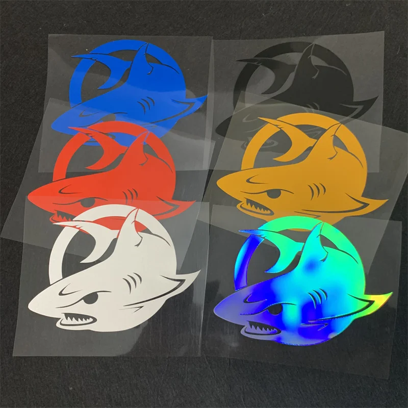 SHARK Car Sticker Waterproof Reflective Sticker Decorative Body Stickers Shielding Scratches Electric Motorcycle Modified