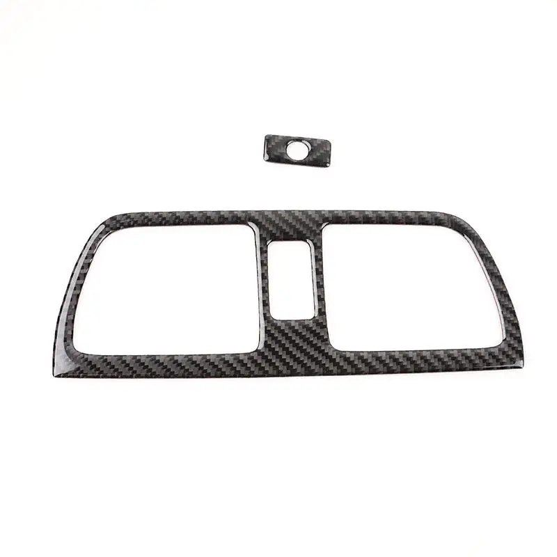For Subaru Impreza 2005 2006 2007 Car Interior Accessories Soft Carbon Fiber Central Air Conditioning Air Vent Outlet Frame Trim