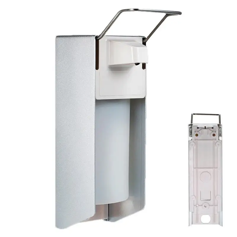 Wall Mount Shampoo Dispenser Body Shampoo Pump Dispenser Elbow Press Cleaning Shampoo Pump Bottle For Schools Workplaces