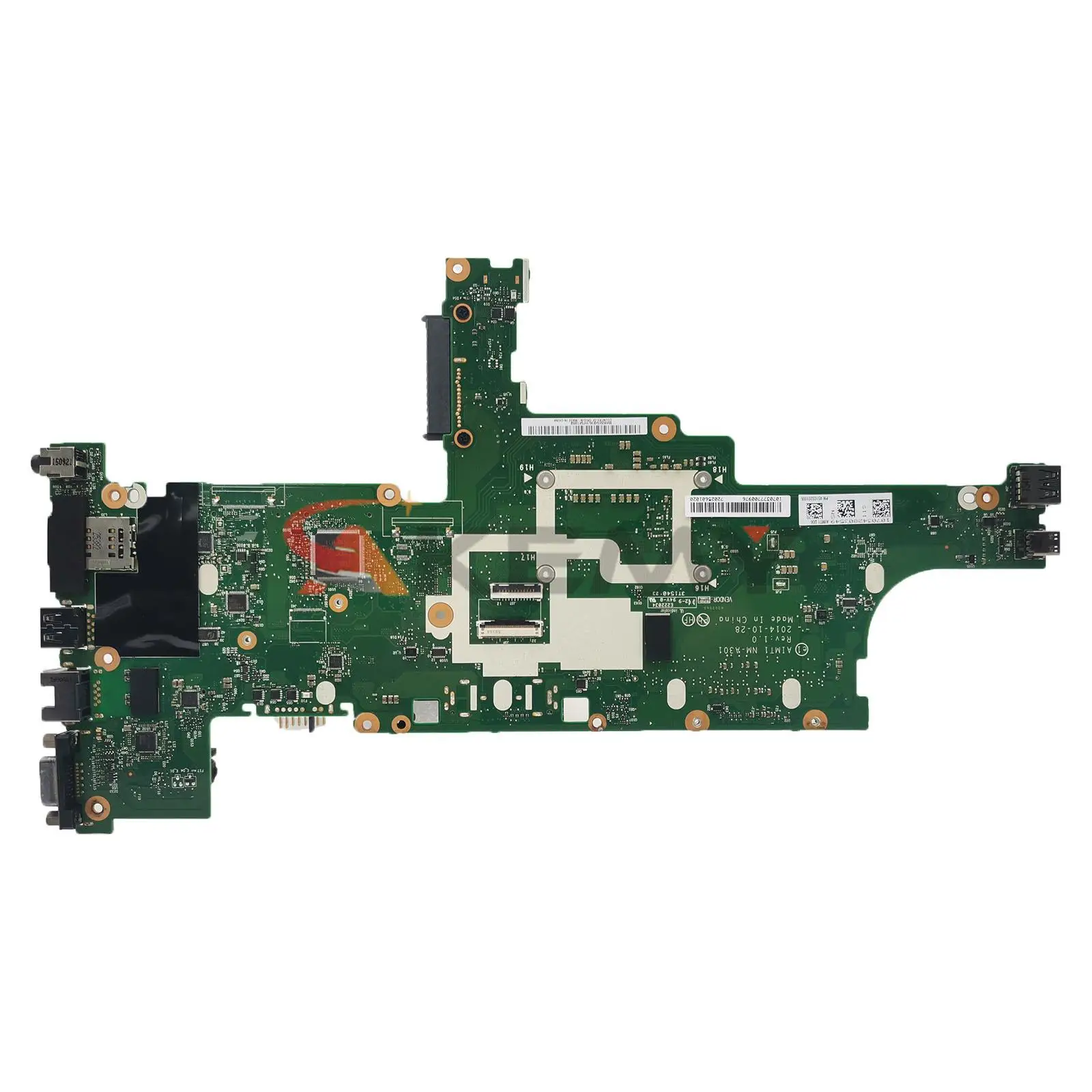 Imagem -02 - Notebook Motherboard para Lenovo Nm-a302 Nm-a301 com i5 i7 5ª Geração Cpu Gpu e Ram 4g I54300u gm T450s