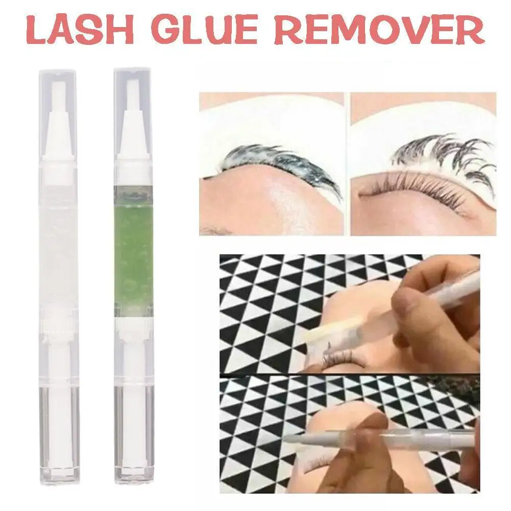 10ml False Eyelash Glue Remover Non-irritating Quick Transparent Eyelash Makeup Remover Gel Pen Drying Glue Adhesive U9H1