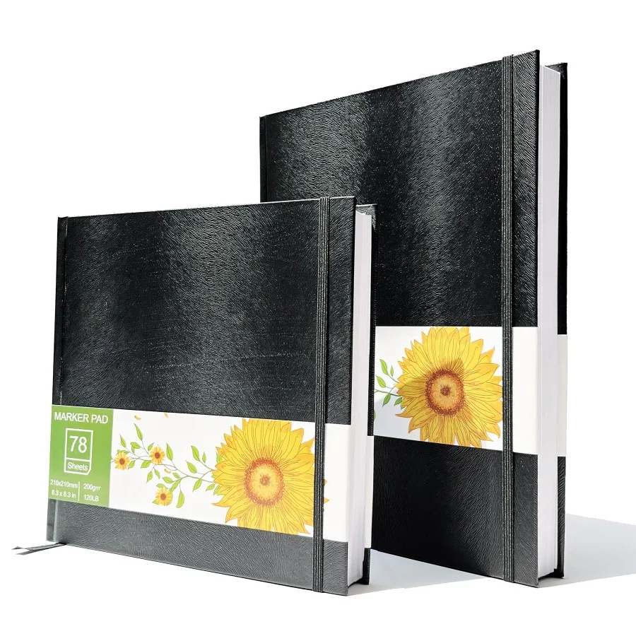 premium-sketchbook-a4-thick-hardcover-drawing-pad-200gsm-acrylic-marker-drawing-book-student-blank-sketchbooks
