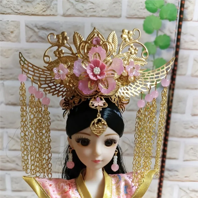 2025 Creative 30cm Ancient Costume Doll Headdress Chinese Ancient Original Hairpin Accessories Doll Headpiece Accessories LI075