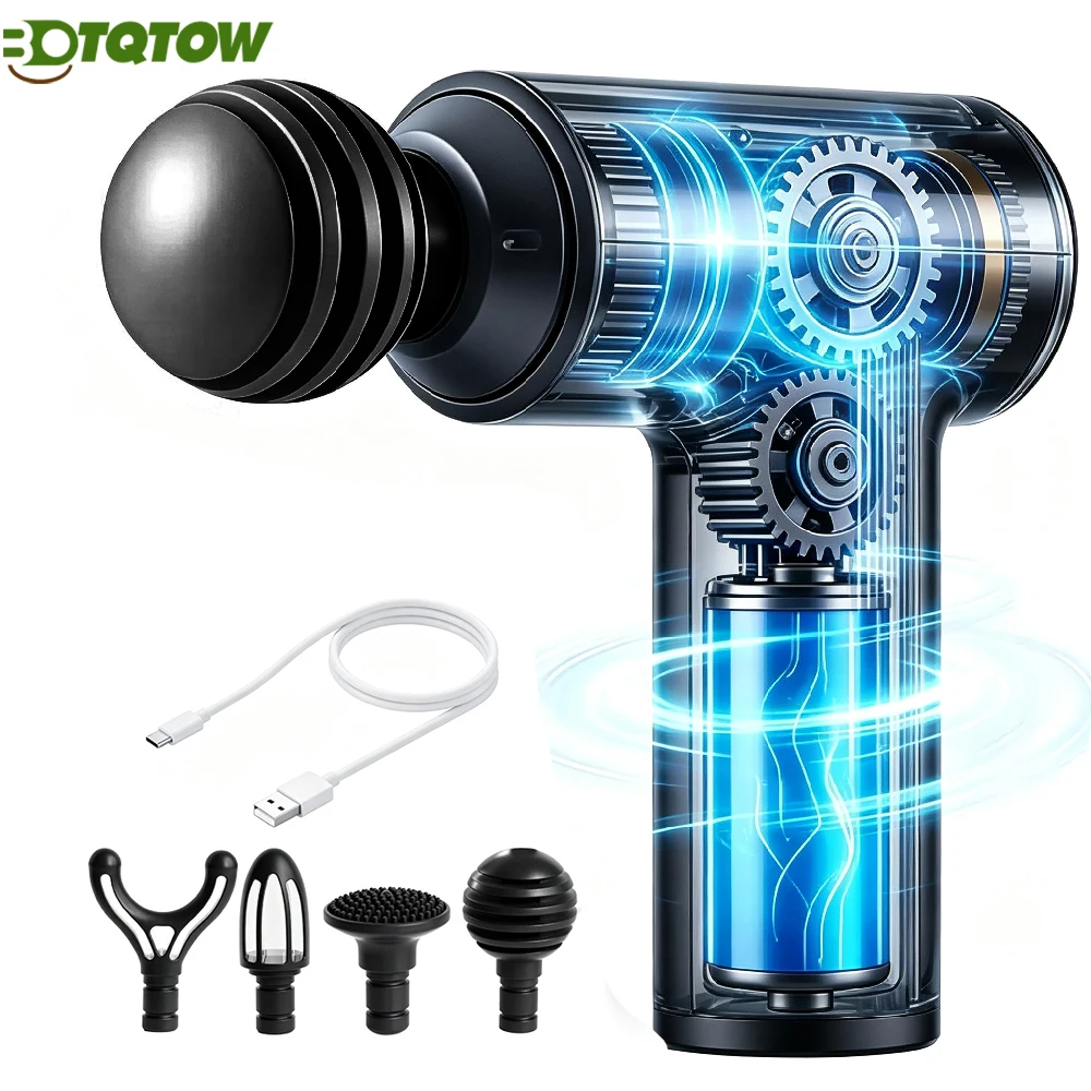 Massage Gun,Percussion Deep Tissues Muscle Massager,Compact Sports Travel Massage Gun,Portable Handheld Massager for Home,Office