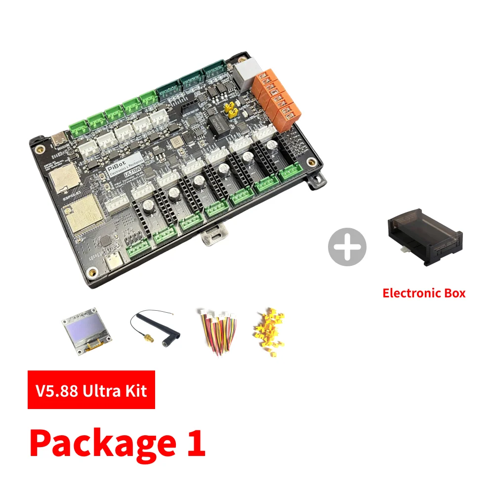 Bild 7: PiBot FluidNC GrblHAL ESP32-S3 6+1 Achsen CNC-Controller V5.88 Ultra