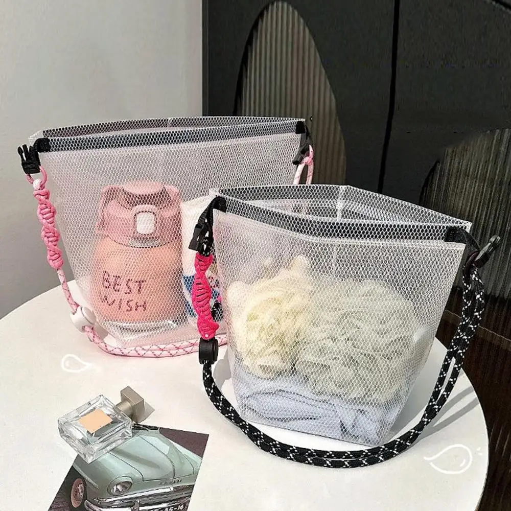 

Beach Bag Clothing Storage Item Lunch Box Shoulder Bag Waterproof Pouch Portable Package Handheld Buckle Pouch Cosmetic Bag