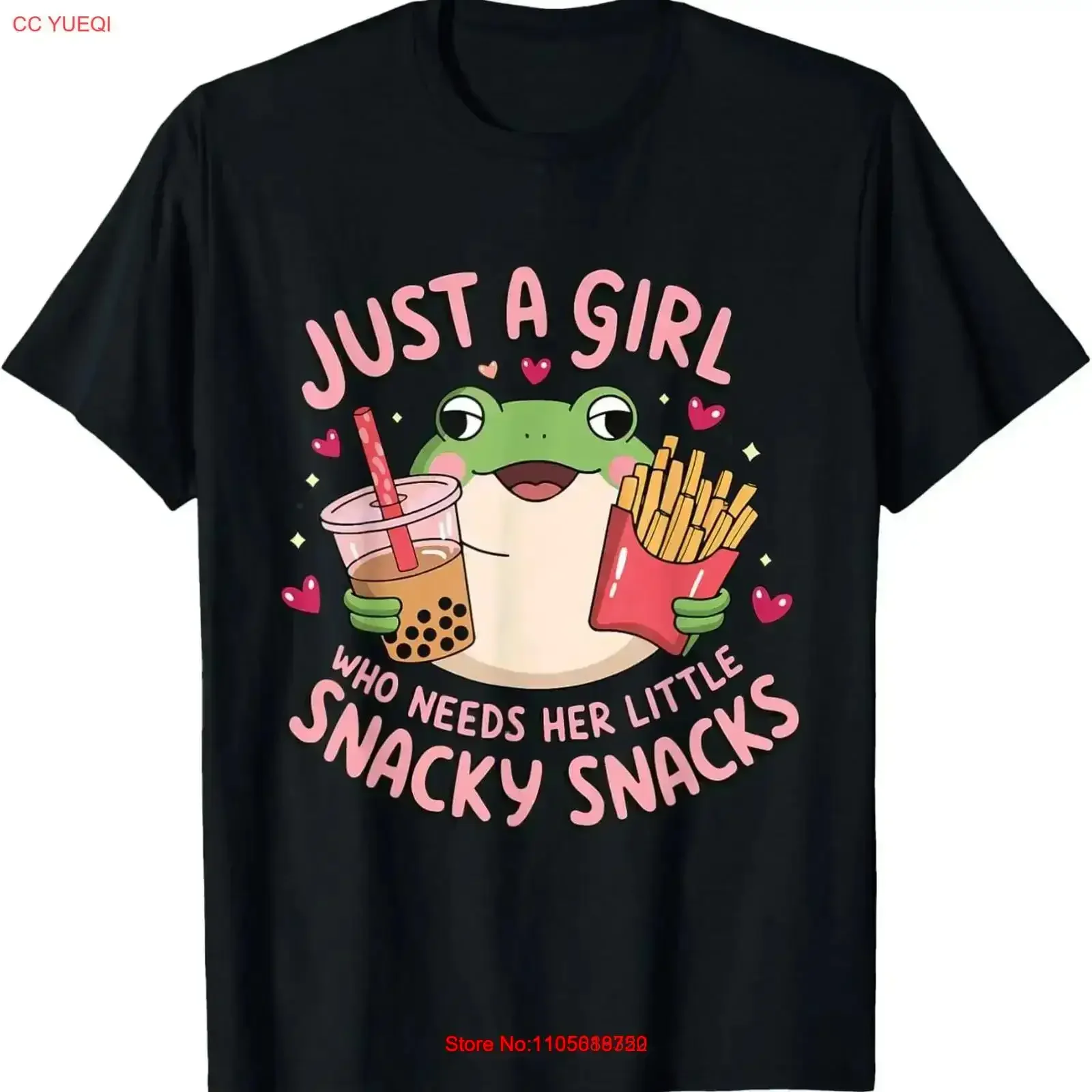 Camiseta divertida con estampado gráfico vintage de la frase Just a Girl Who Needs Her Snacky Snacks, estilo lavado, versátil, cómoda, ropa de diseñador vintage