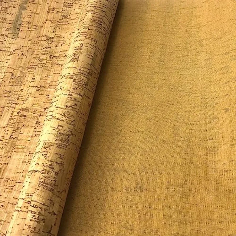 نسيج الفلين الرقيق من The Yard صديق للبيئة من الجلد الصناعي المزخرف مقاس 59 × 12.6 بوصة للأقراط وغيرها من Ha #5