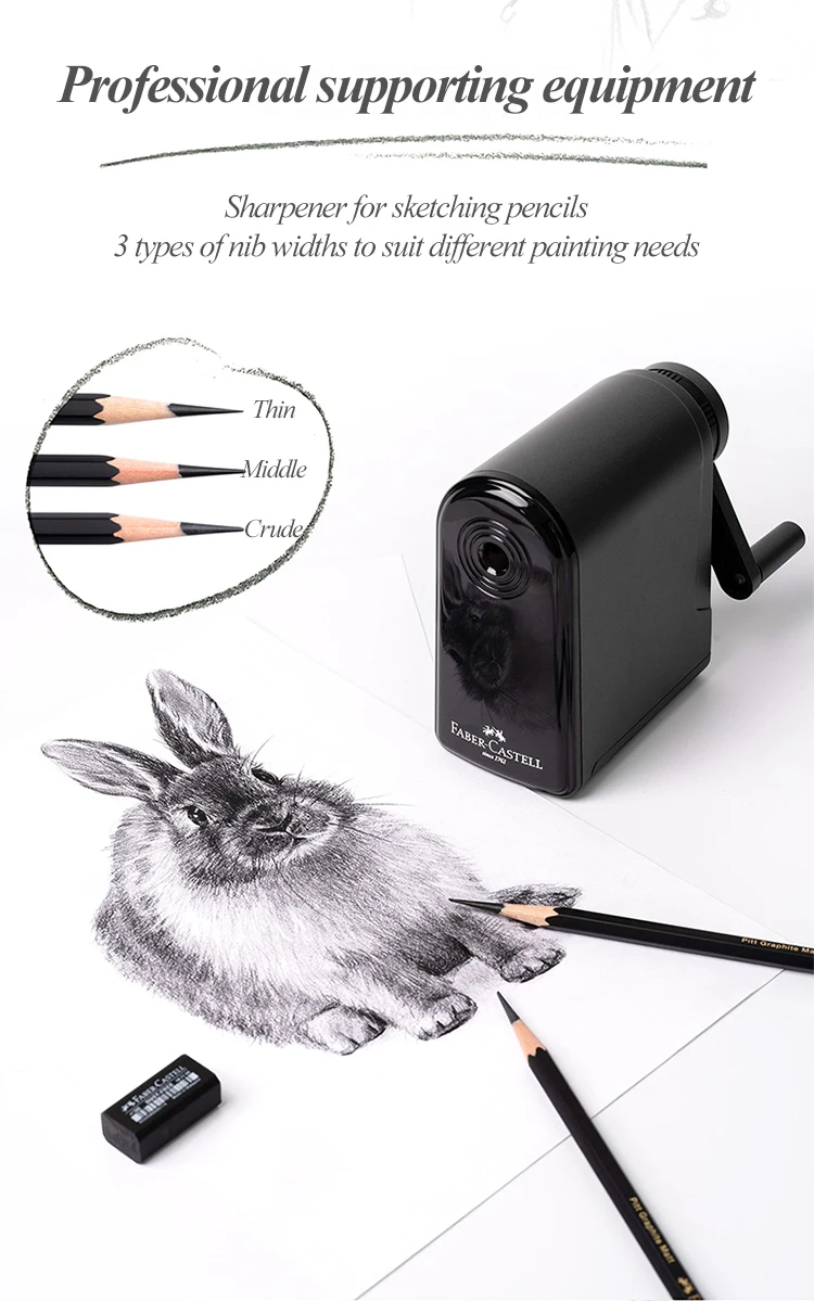 Faber-Castell Matte Sketch Pencil Painting Art Graphite Pencils Shading Writing Sketch Drawing Design Art Supplies 8/12pcs Set – Detail 13
