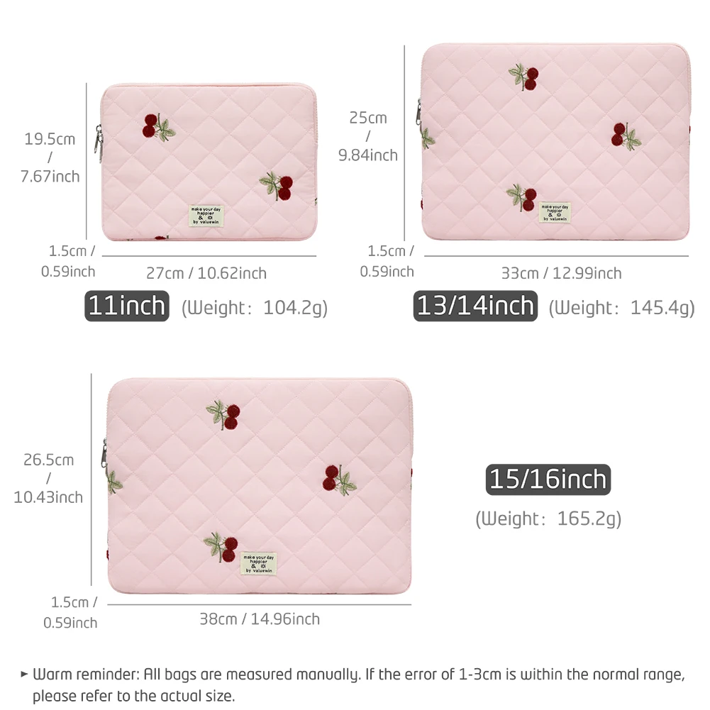 Capa fofa para tablet para ipad, bolsa para tablet de 11 polegadas para ipad 11 samsung galaxy 11 pad bag 13 14 polegadas capa para laptop para macbook air/pro