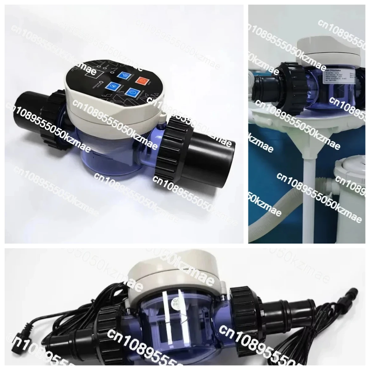 Salt Chlorine Generator | Bluetooth App Remote Control - Swimming Pool Electrolysis Machine 2.5G/5G/7.5G/10G