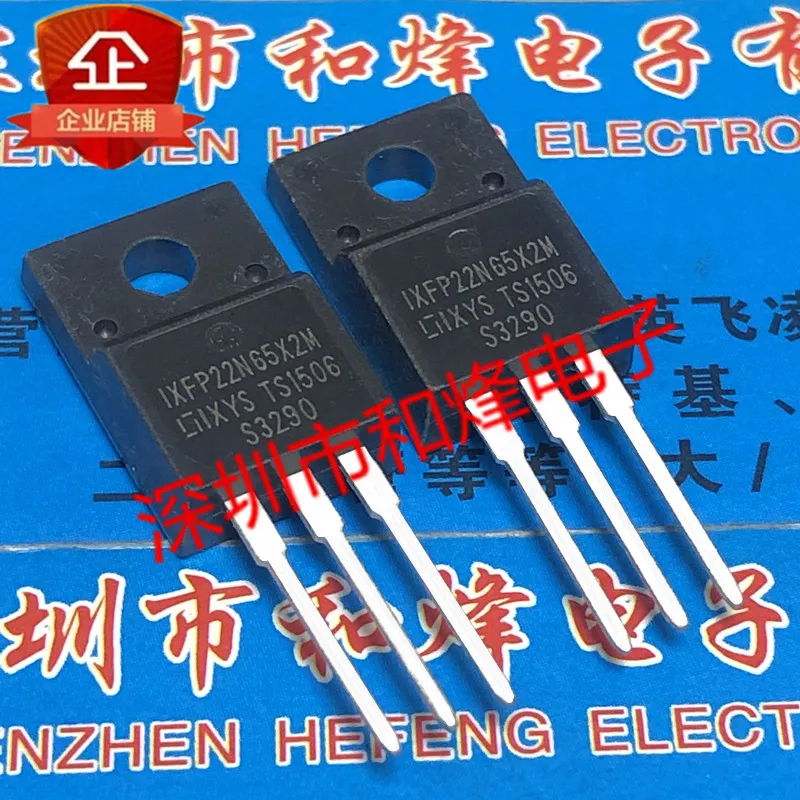 Free shipping   IXFP22N65X2M  TO-220F 650V 22A      10PCS