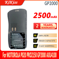 2500mAh KiKiss Battery PMNN4063BR For MOTOROLA P020 P030 CP125 VL130 PRO2150 GP2000 AXU4100 AXV5100 GP2100 P2150 BC120